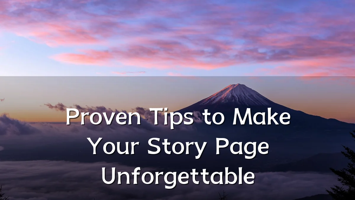 Proven Tips to Make Your Story Page Unforgettable
