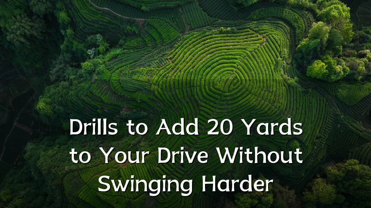 Drills to Add 20 Yards to Your Drive Without Swinging Harder
