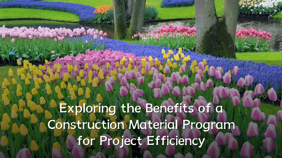 Exploring the Benefits of a Construction Material Program for Project Efficiency