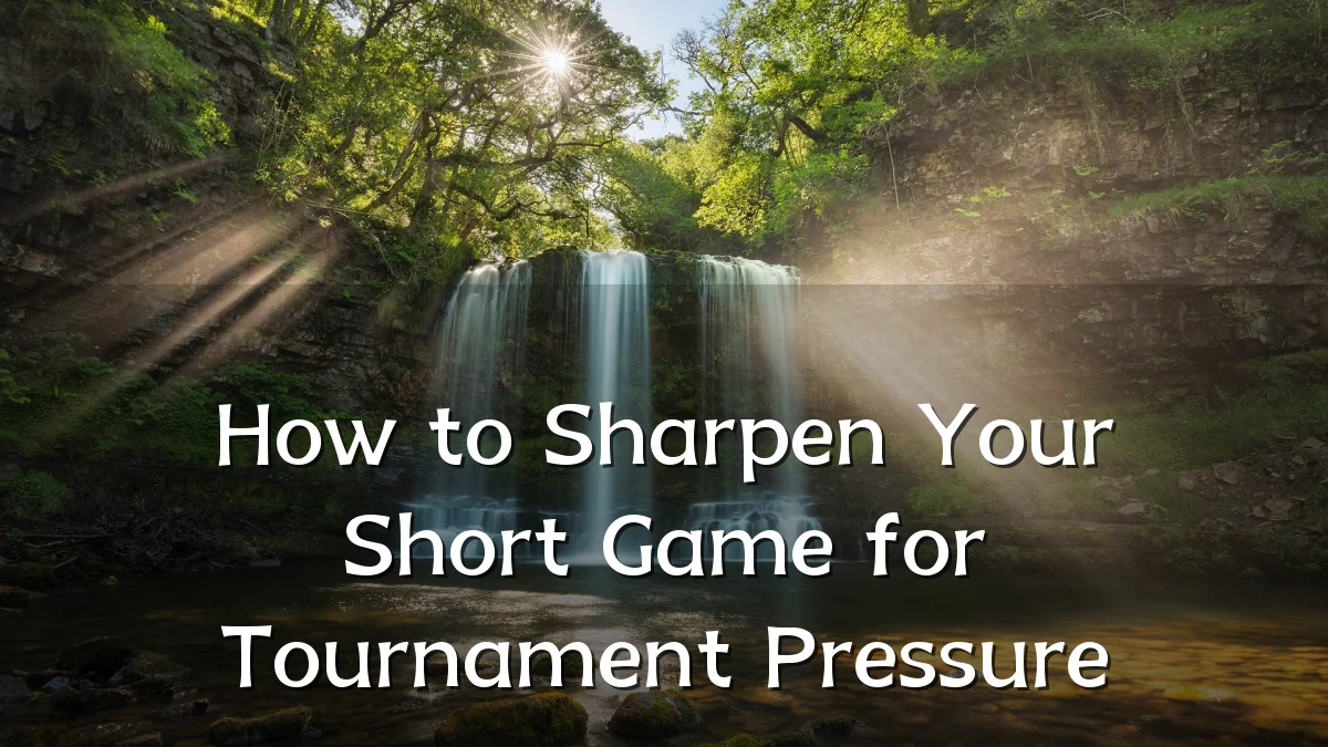 How to Sharpen Your Short Game for Tournament Pressure