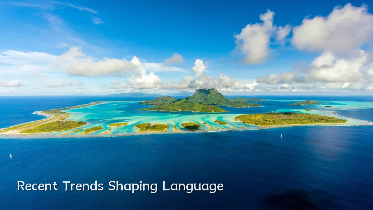 Recent Trends Shaping Language
