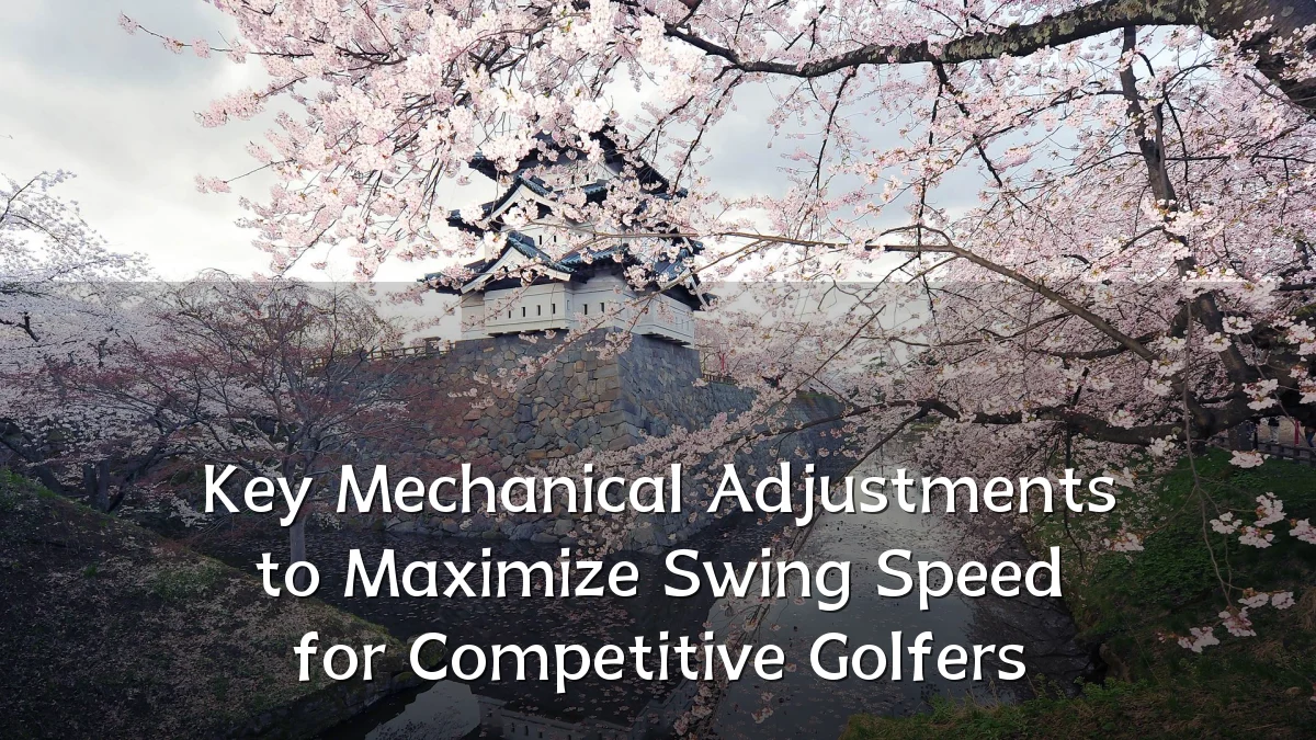 Key Mechanical Adjustments to Maximize Swing Speed for Competitive Golfers