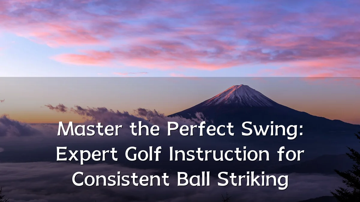 Master the Perfect Swing: Expert Golf Instruction for Consistent Ball Striking