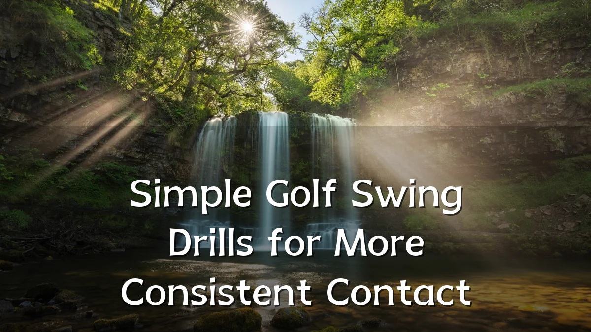 Simple Golf Swing Drills for More Consistent Contact
