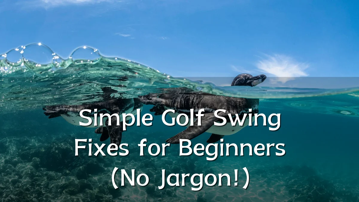 Simple Golf Swing Fixes for Beginners (No Jargon!)