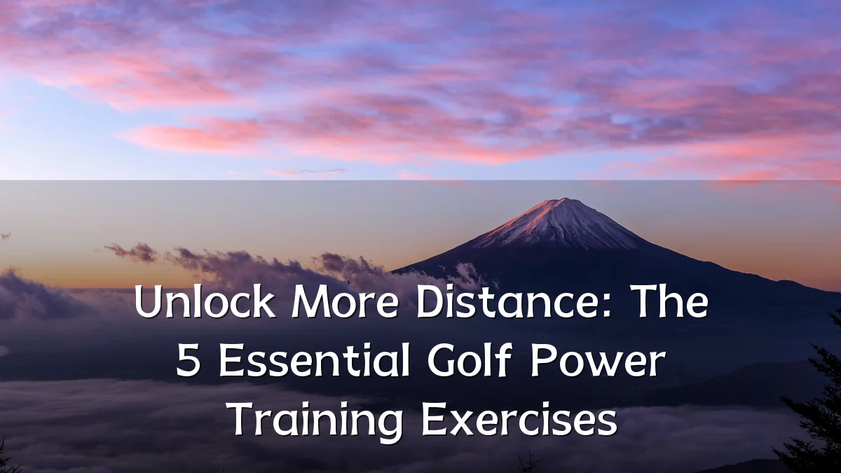 Unlock More Distance: The 5 Essential Golf Power Training Exercises