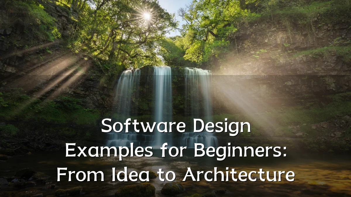 Software Design Examples for Beginners: From Idea to Architecture