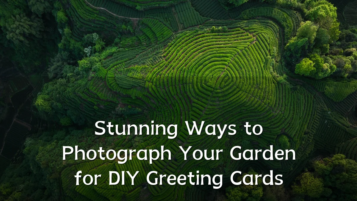 Stunning Ways to Photograph Your Garden for DIY Greeting Cards