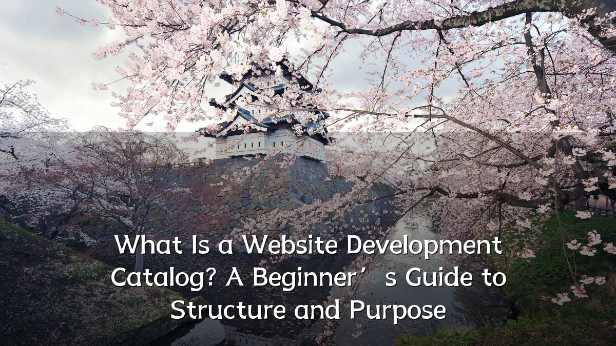 What Is a Website Development Catalog? A Beginner’s Guide to Structure and Purpose